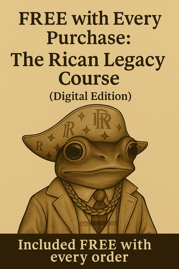 FREE with Every Purchase: The Rican Legacy Course (Digital Edition)